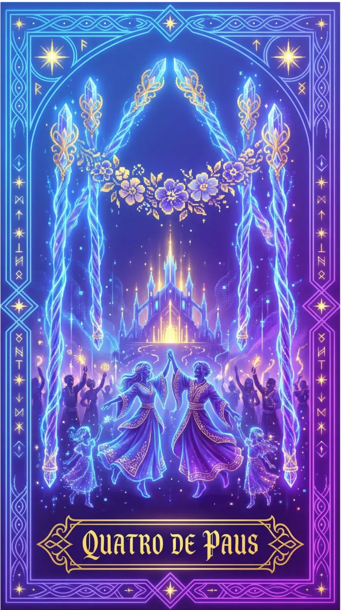4 of Wands